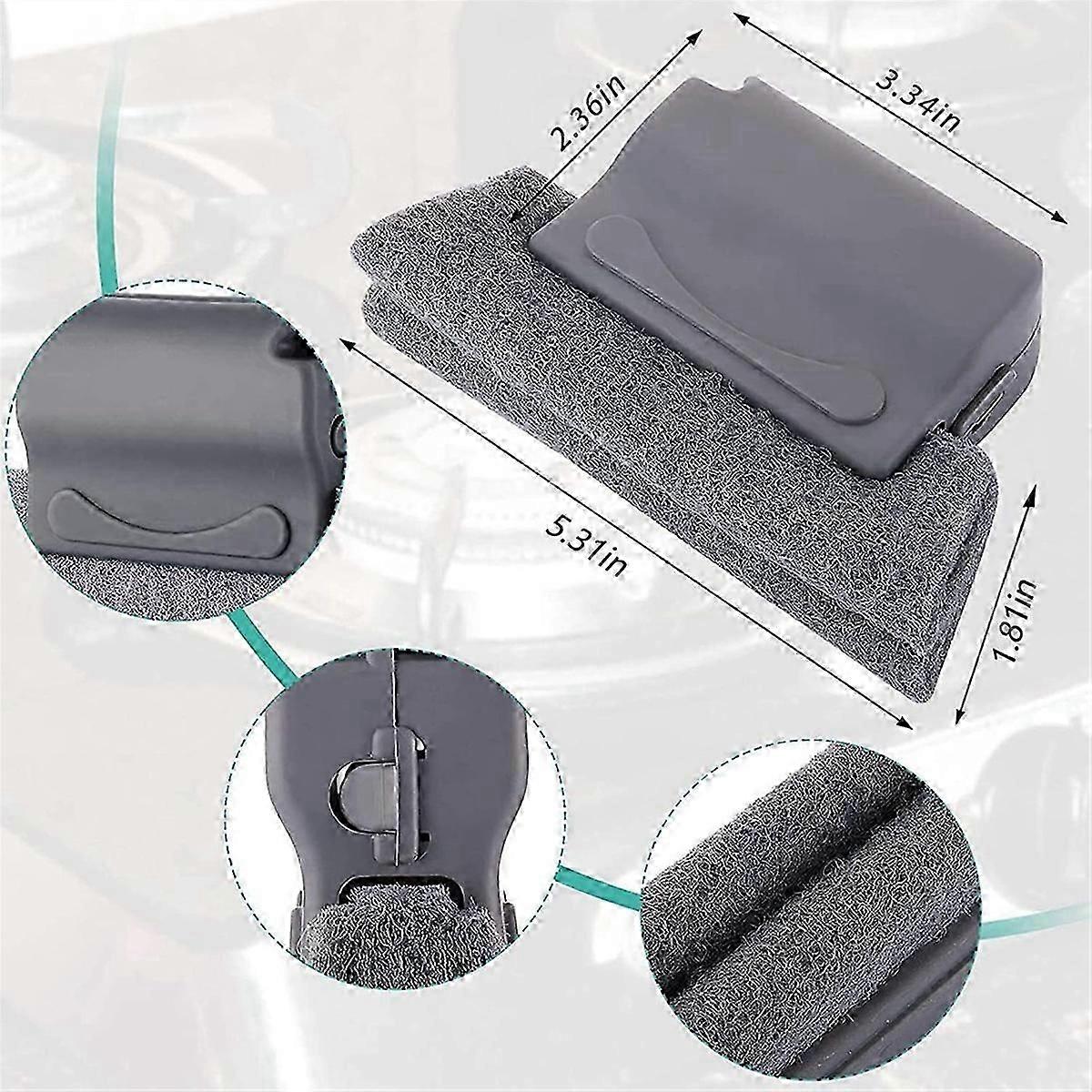 Magic Window Track Cleaner Tool Set ,Window Groove Cleaning Brush Tools Set