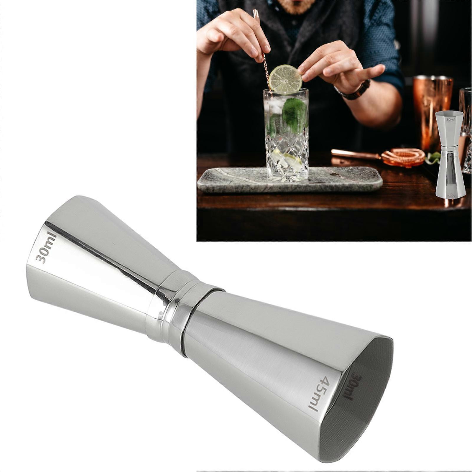 304 Stainless Steel Octagonal Double Cocktail Jigger 3.21oz