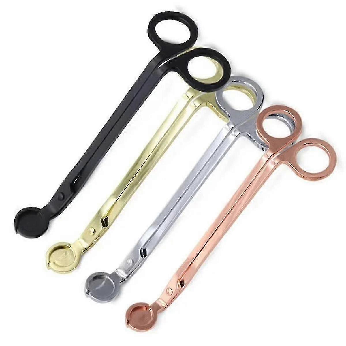 Stainless Steel Candle Wick Trimmer & Scissors for Deep Cutting