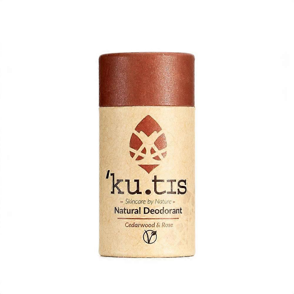 Kutis Skincare, 无塑天然雪松和玫瑰纯素除臭剂,55g