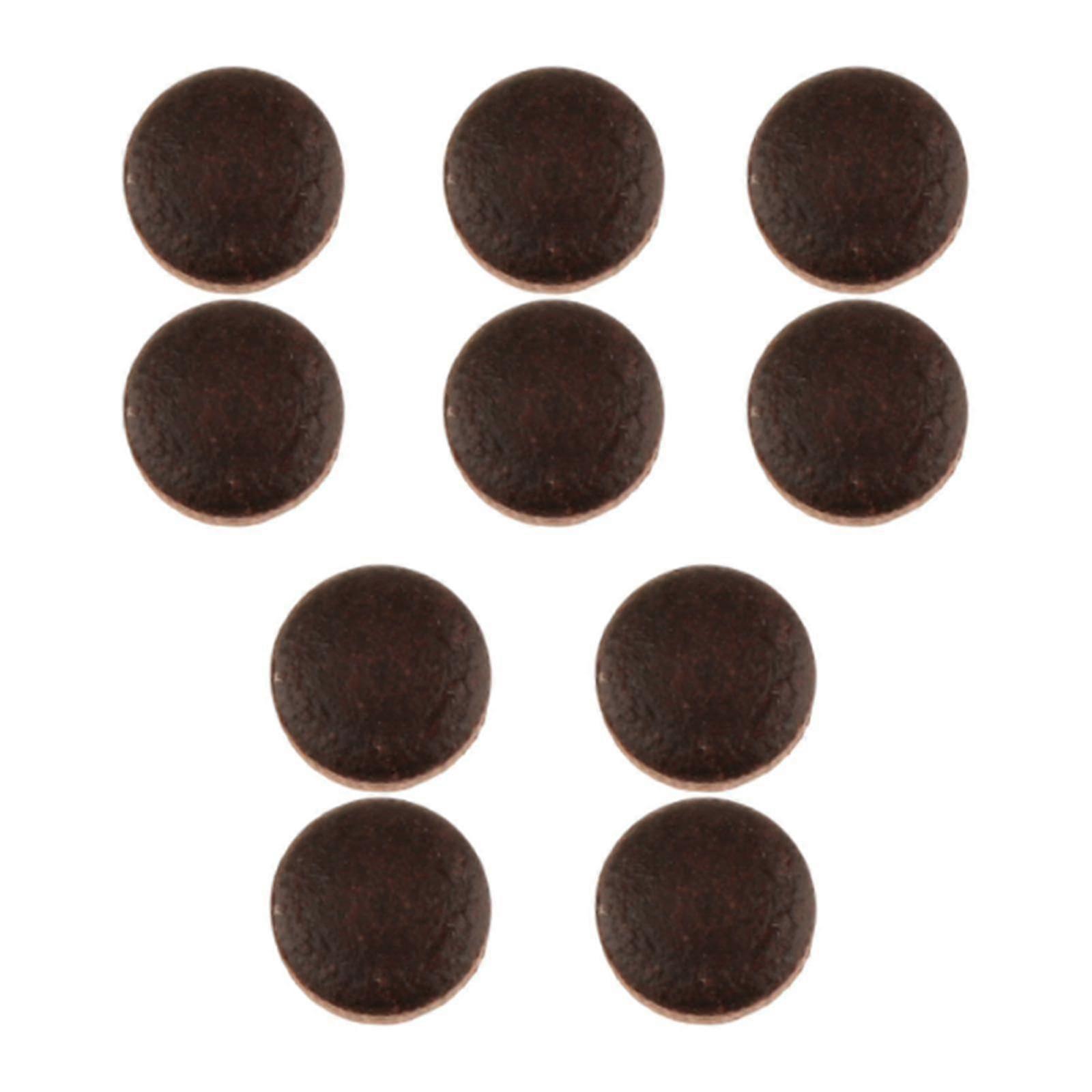 10Pcs Portable Pool Cue Tips Repair Kit 13mm High Hardness Billiard Tips
