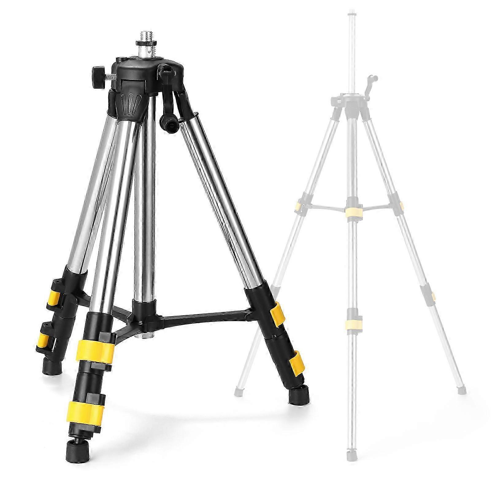 Treppiede regolabile in acciaio inossidabile da 1,2 m per livella laser con bolla