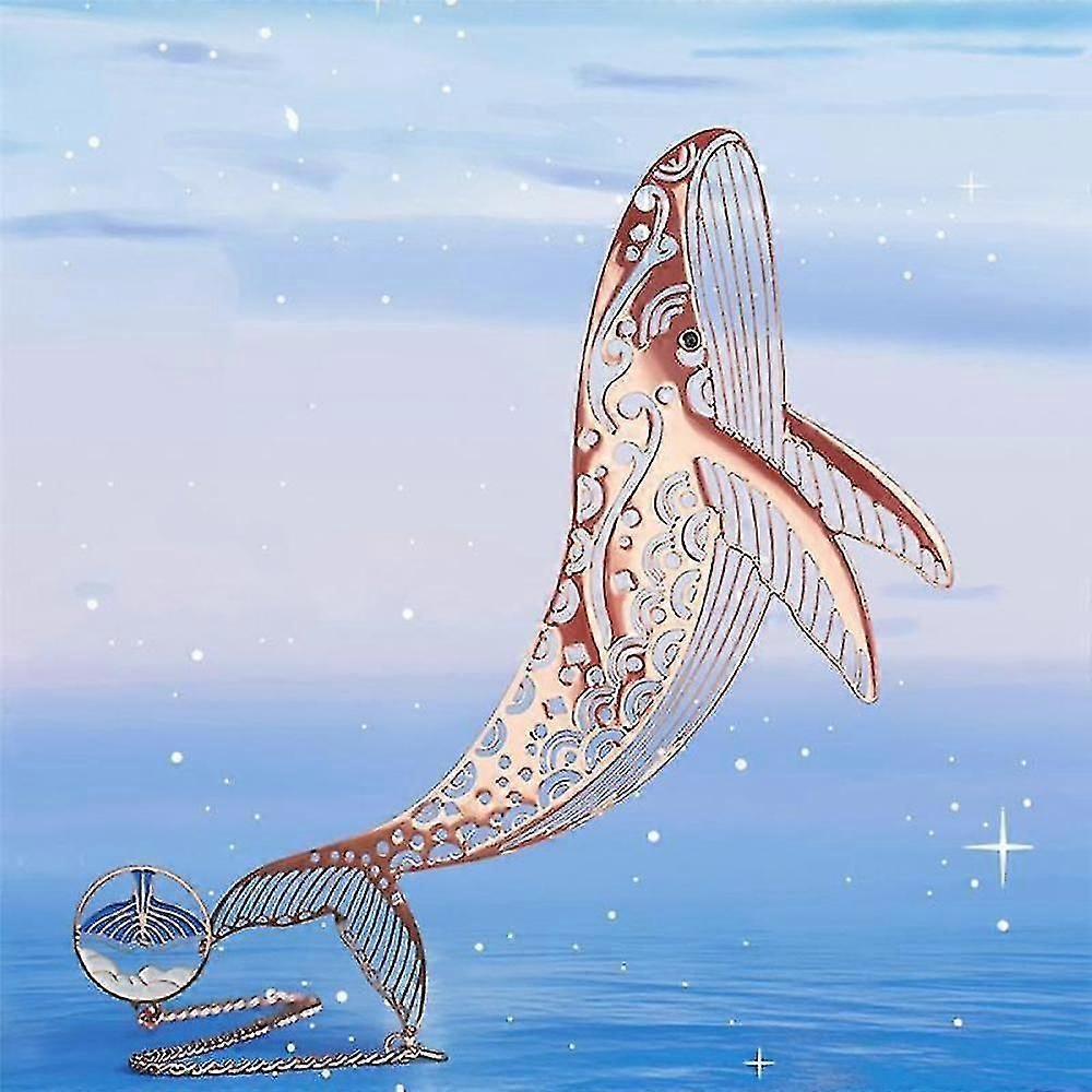 Metal Whale Bookmark Birthday Gift For Reader Brass Bookmark