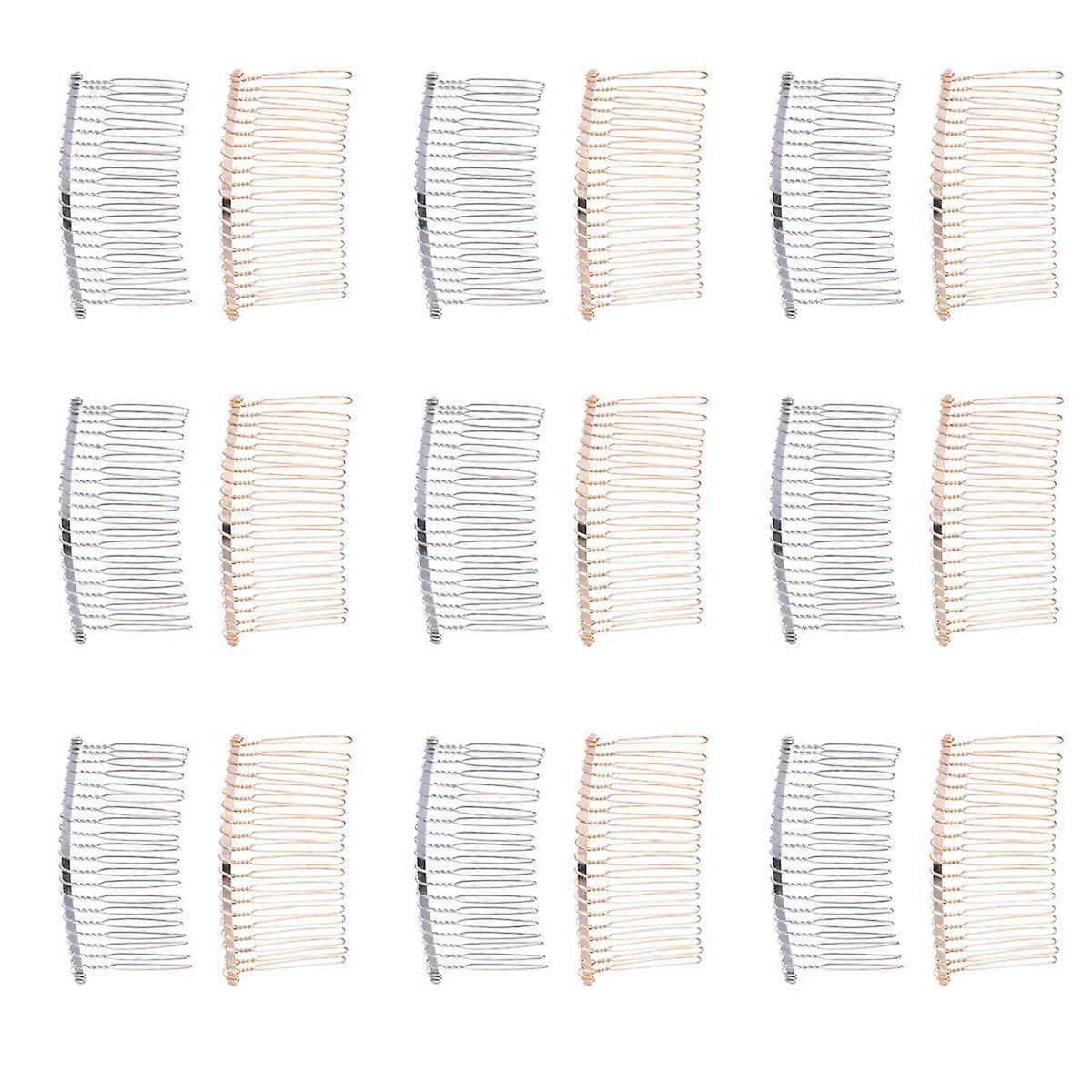 hair combs, combining beads and ribbons for accessories