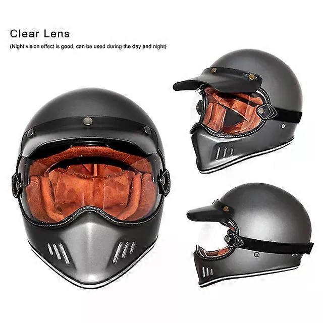 Motorcycle Bubble Shield Helmets Lens Sunglasses Accessories Fit Suitable for Retro SHOEI EX Zero MOTO3 RYMIC R980 Helmets Goggles