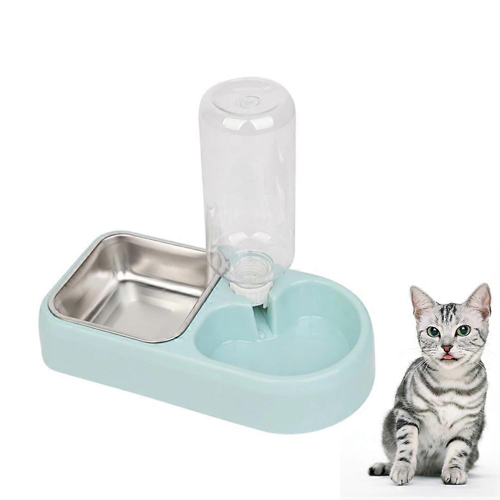 Double Pet Water Feeder Bowl Non Spill Automatic Drinking Tool for Dogs Cats High Density Safe Material Smooth Surface Home Pet Shop Use