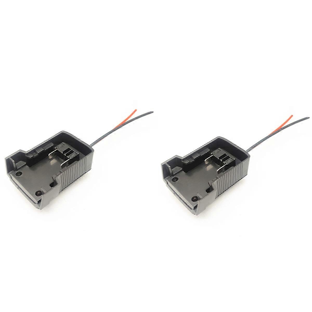 2pack for Battery Adapter Dock Power DIY Battery Converter Tool Connector Holder Electric Drills