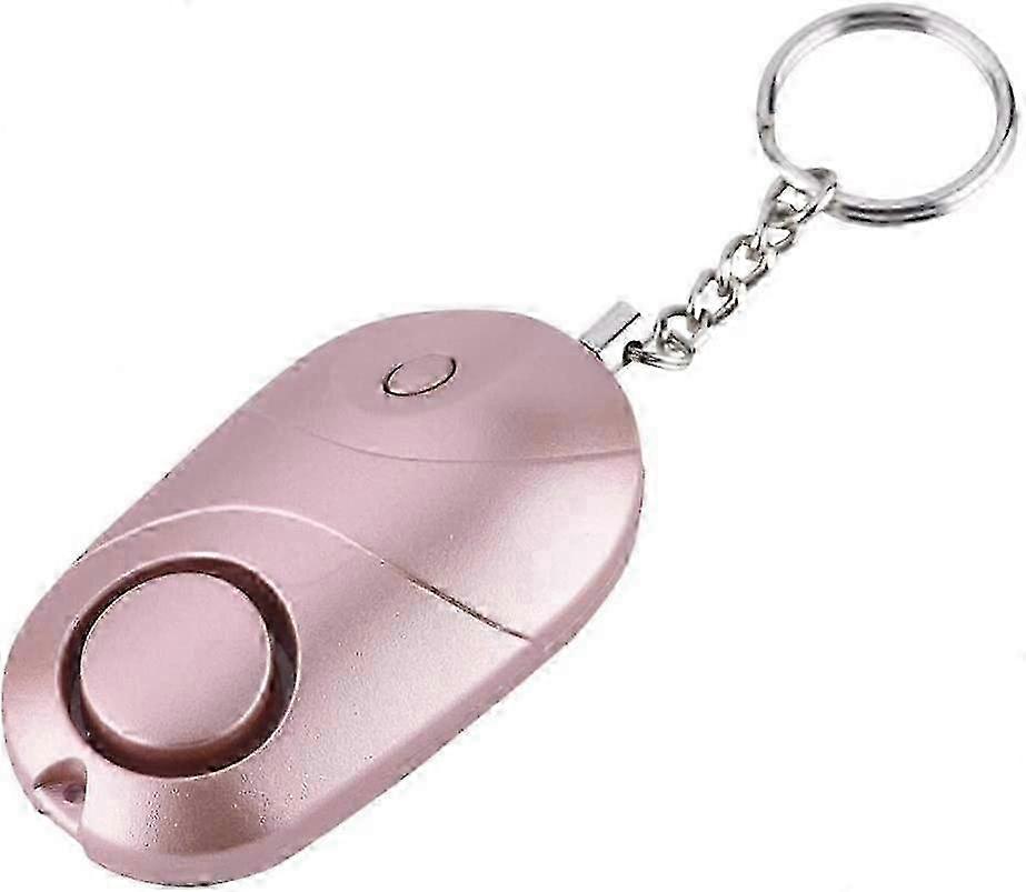 Personal Alarm Keychain Emergency Self-Defense Security Alarms 130db With Led Light Whistle Safety, Happy H SZRH