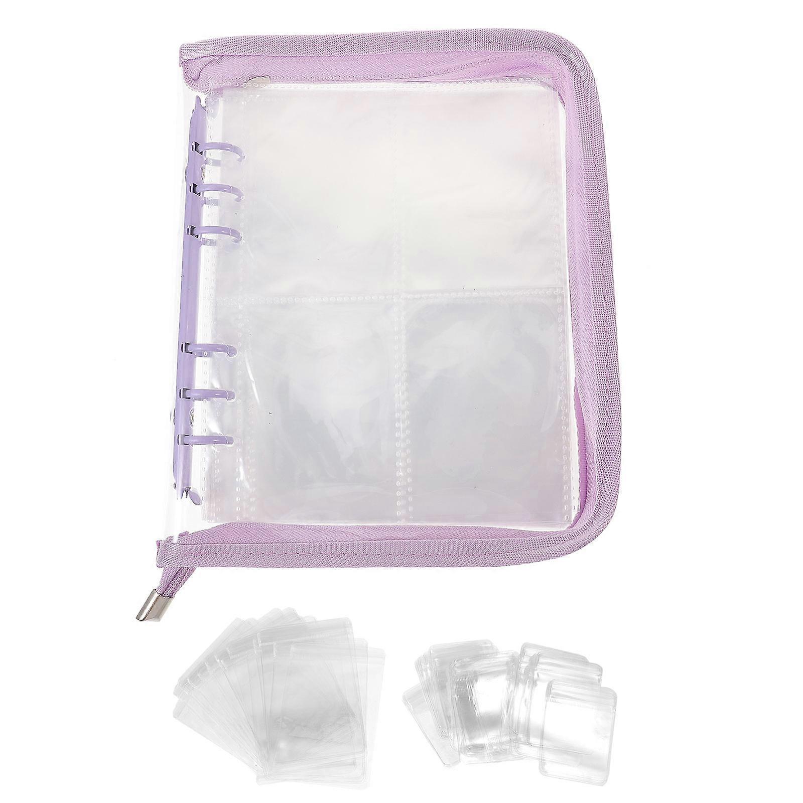 Jewelry Organizer Folder Binder Lavender Rectangular Everyday Use 1 Set