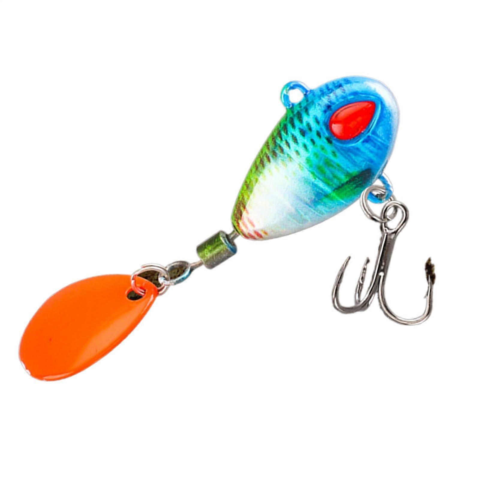 Angelköder Vibrating Lure For Barbel And Trout Saltwater And Freshwater Use Lake River Creek Boat Camping Blue