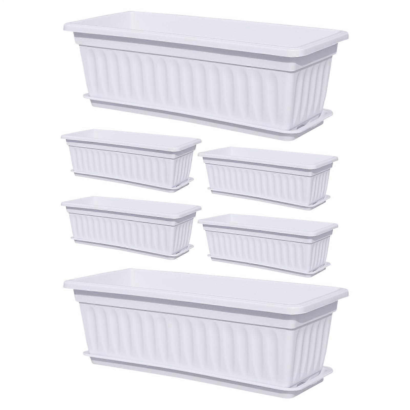 Planting container, flower box, 6X weatherresistant with drainage holes Ref: 6776