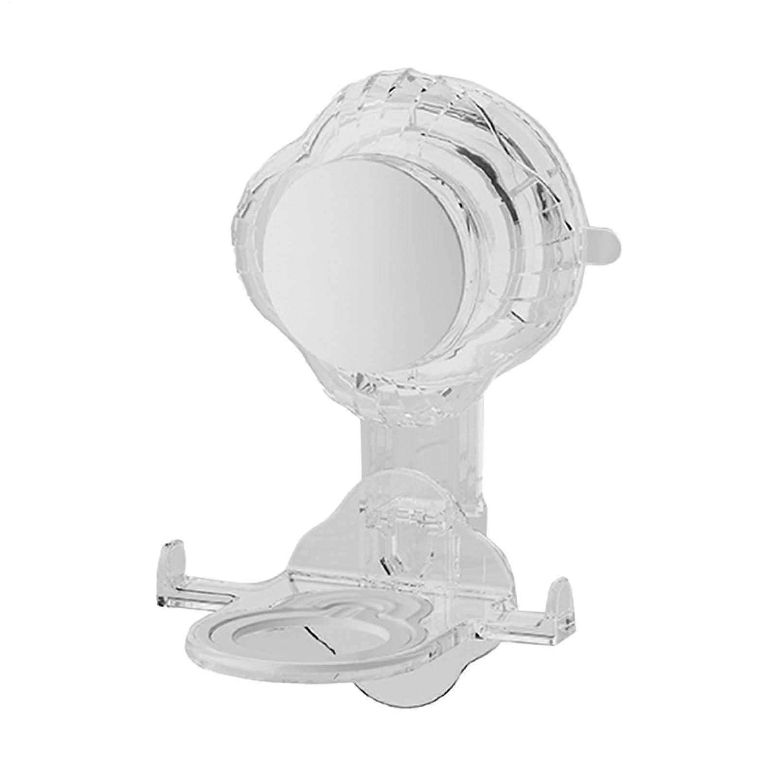 Shampoo Wandhalter Rack with Strong Suction Cup - Transparent Duschgel Flaschenhalter with Aromatherapy Storage for Bathroom and Shower
