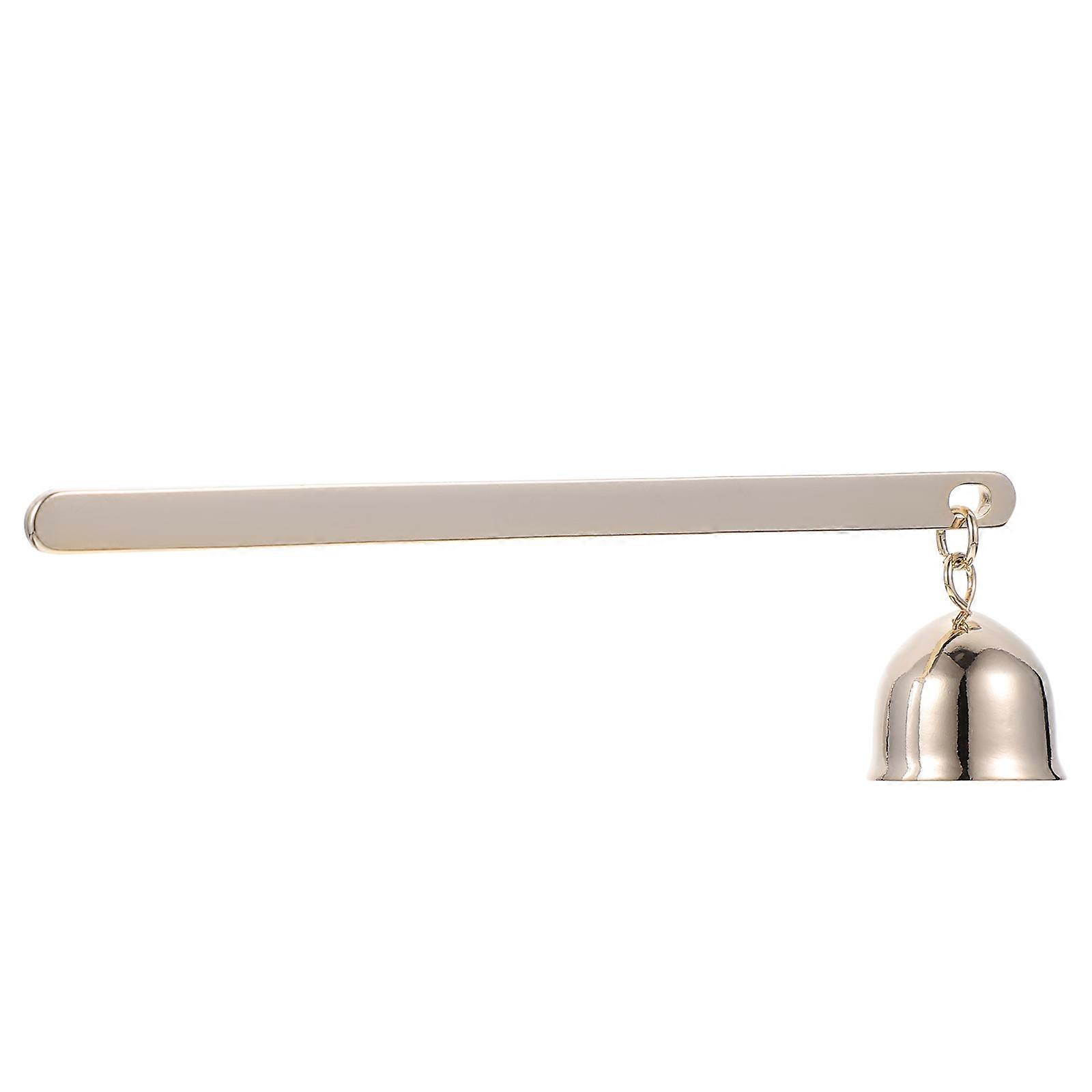 Stainless Steel Candle Snuffer with Long Handle for Home Use Golden Color