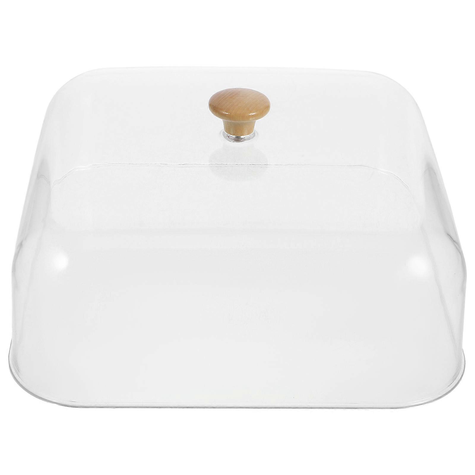Food Dome Cover Acrylic Cake Protector Simple Design Kitchenware 1 Set