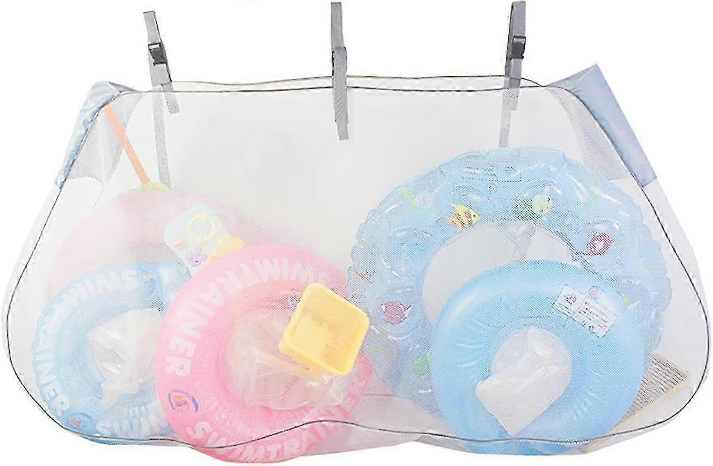 Pool Float Net Storage Bag,Mesh Pool toy Bag,toy Storage for Pool, Pool Float Net Storage Bag with A