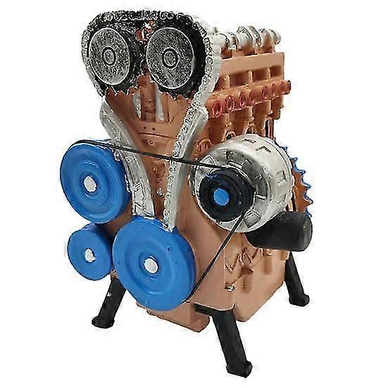 Engine Art Craft Decorative Exquisite Workmanship Portable Useful Handmade Resin Engine Statue for Desktop