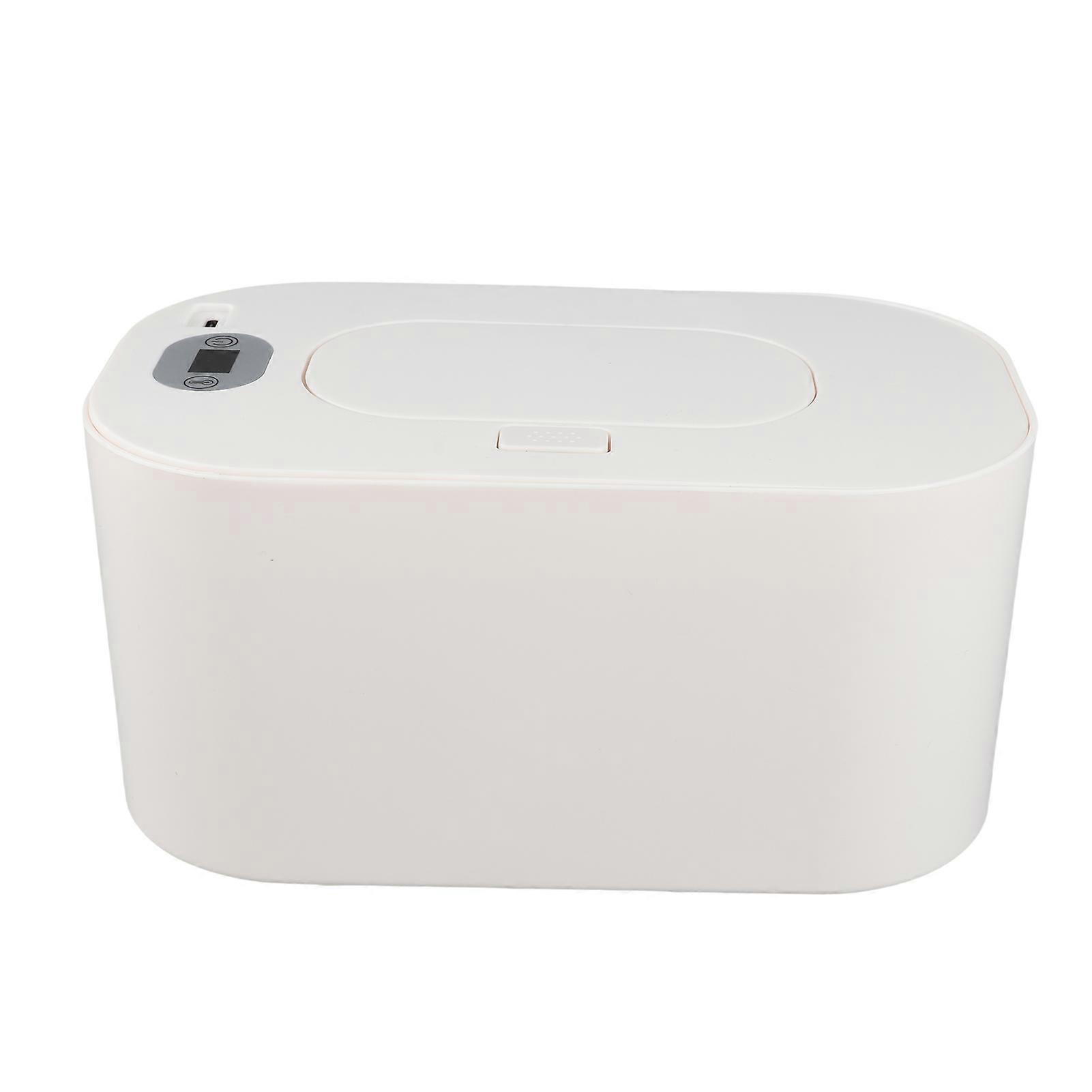Baby Wipes Warmer with Digital Display, Large Capacity Baby Wet Wipes Dispenser, USB Powered, Adjustable Temperature Heater