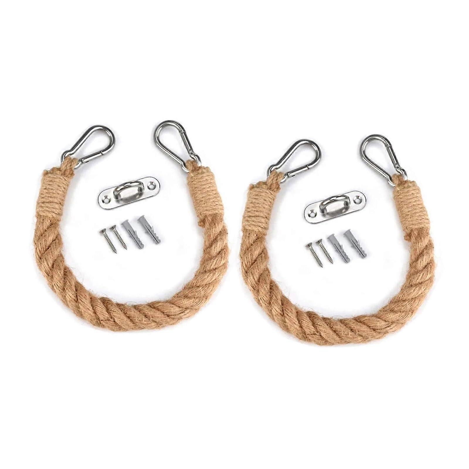 2pcs Wall Mounted Towel Rack Durable Cotton Rope Towel Holder Toilet Paper Holder Easy Install Bathroom Organizer