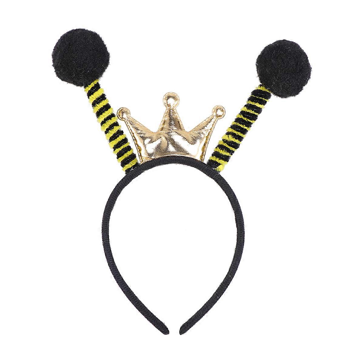 Bee Headband Adult Curved Shape Plastic Material For Year-Round Use 3Set