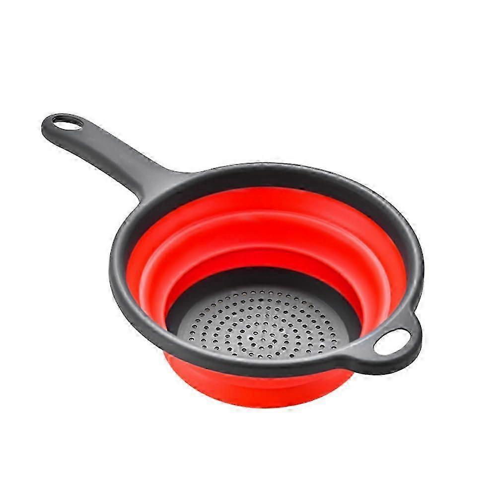 4-piece collapsible filter set with handle designed to save space, ideal for various kitchen tasks and compatible with most brands