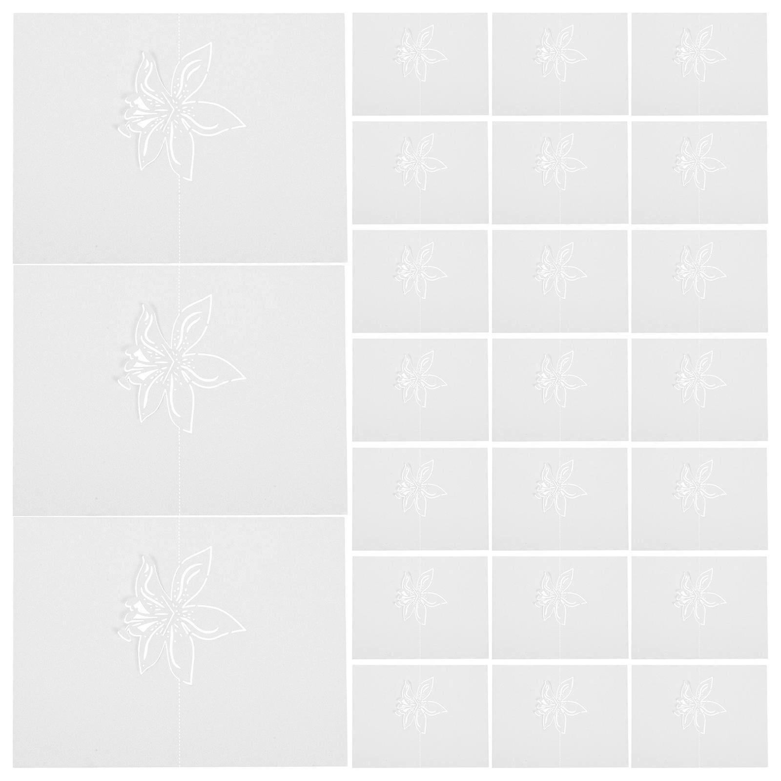 Tent Cards For Table Setting Place Cards Wedding Table Reserved Seating White 12.2x9.1x0.1CM Seating Classification 50Pcs