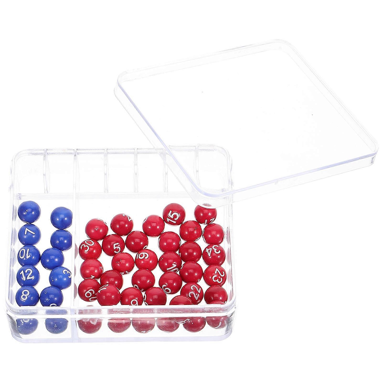 Raffle Balls Lucky Number Picker Game Prop All Ages Party Games 0.8x0.8x0.8cm Acrylic Random Number Generation 1Set