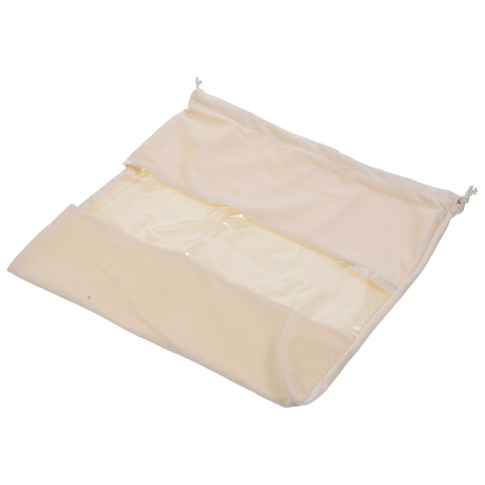 Multi-Use Storage Bags Hair Dryer Container For Outdoor Use PVC Material Dustproof 32x28x0.6cm 1Pack