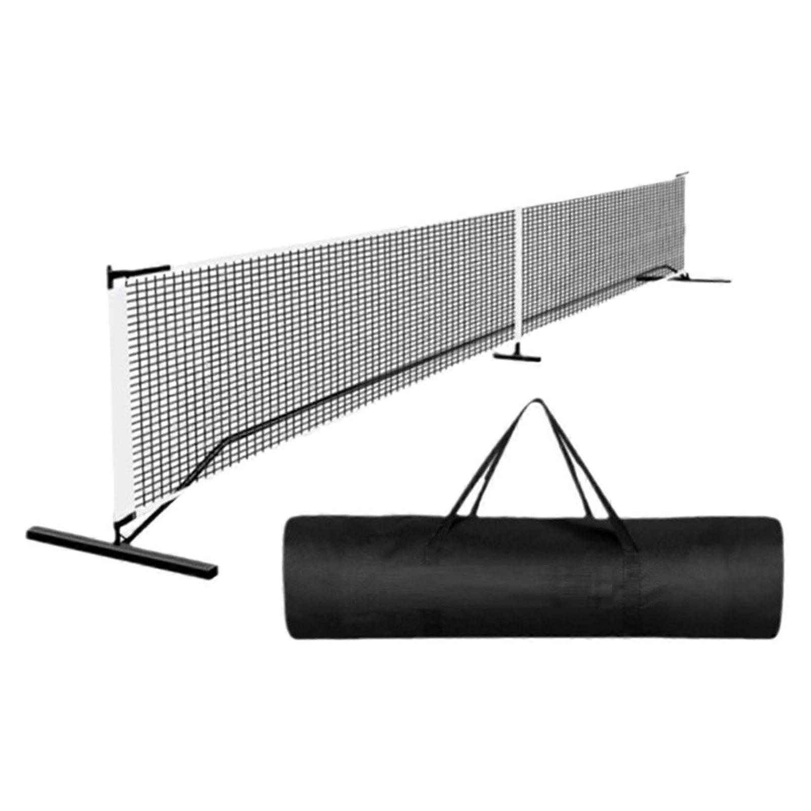 Portable Pickleball Net System Badminton Net 22ft Pickleball Play Net Sports Net for Tennis Pickleball Training Backyard