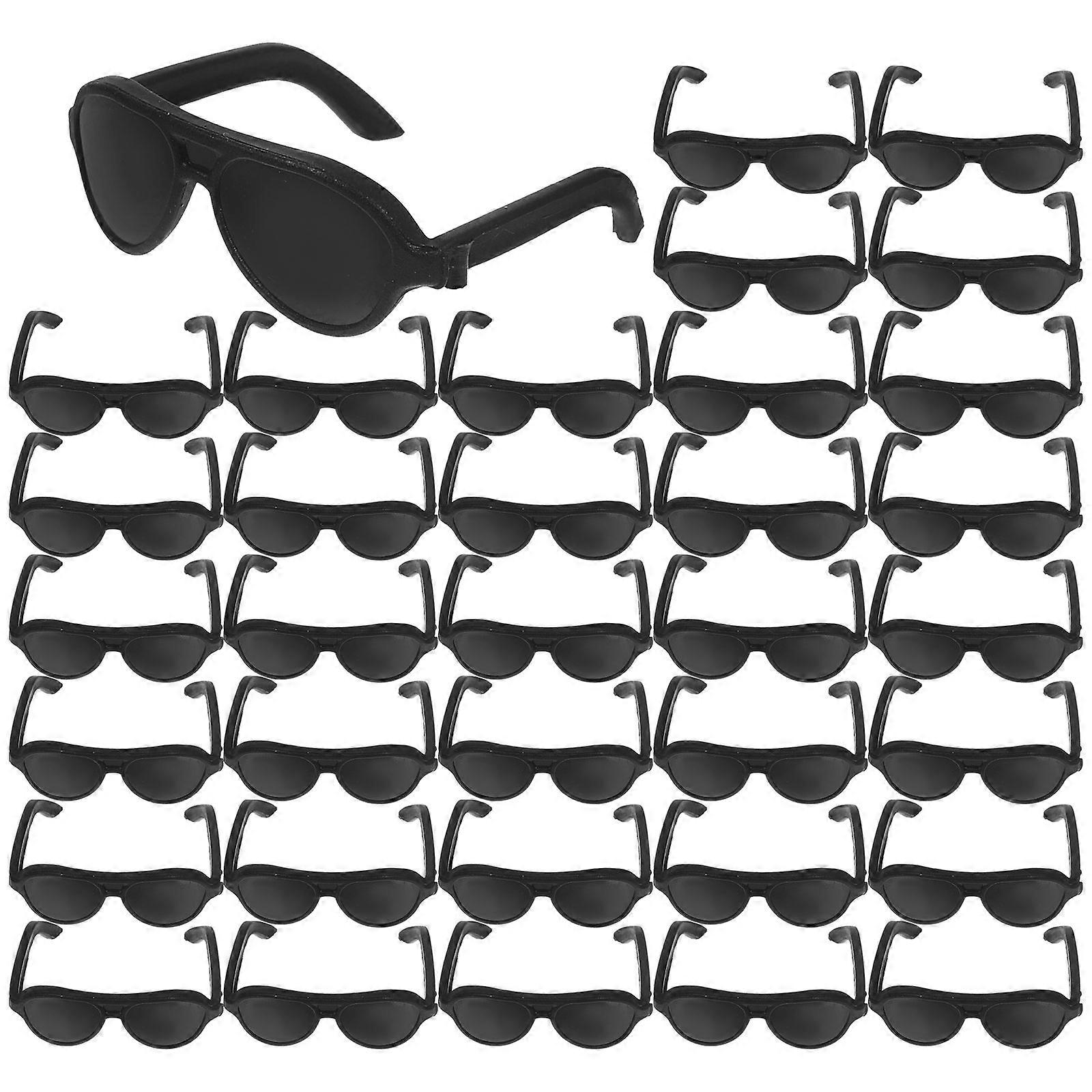Mini Accessory Mini Doll Sunglasses Costume Matching Round 60Pcs