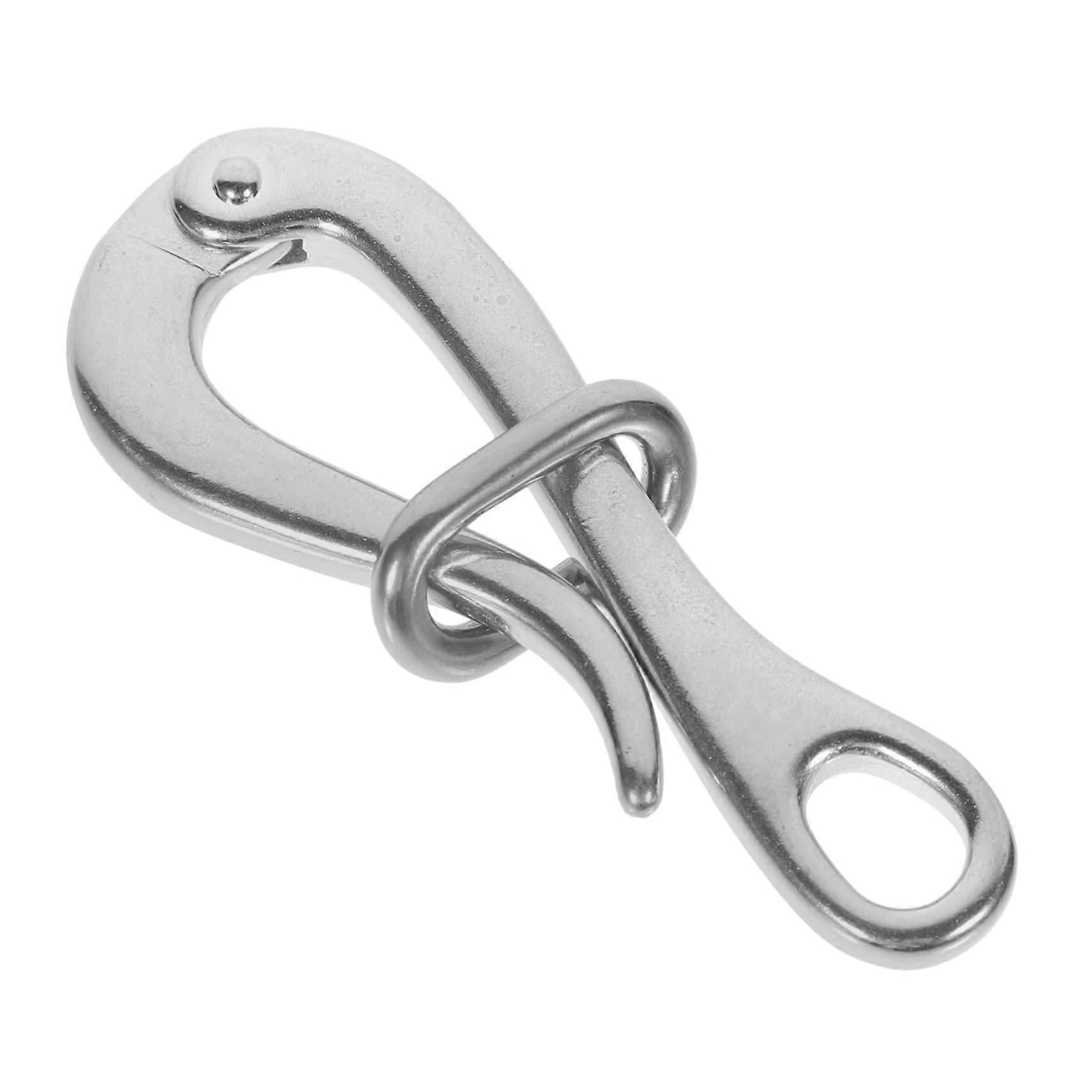Quick Hook for Lifeboats, Stainless Steel Buckle, Rustproof Magnetic Clasps, Wallet Button Accessory, Glasses Strap
