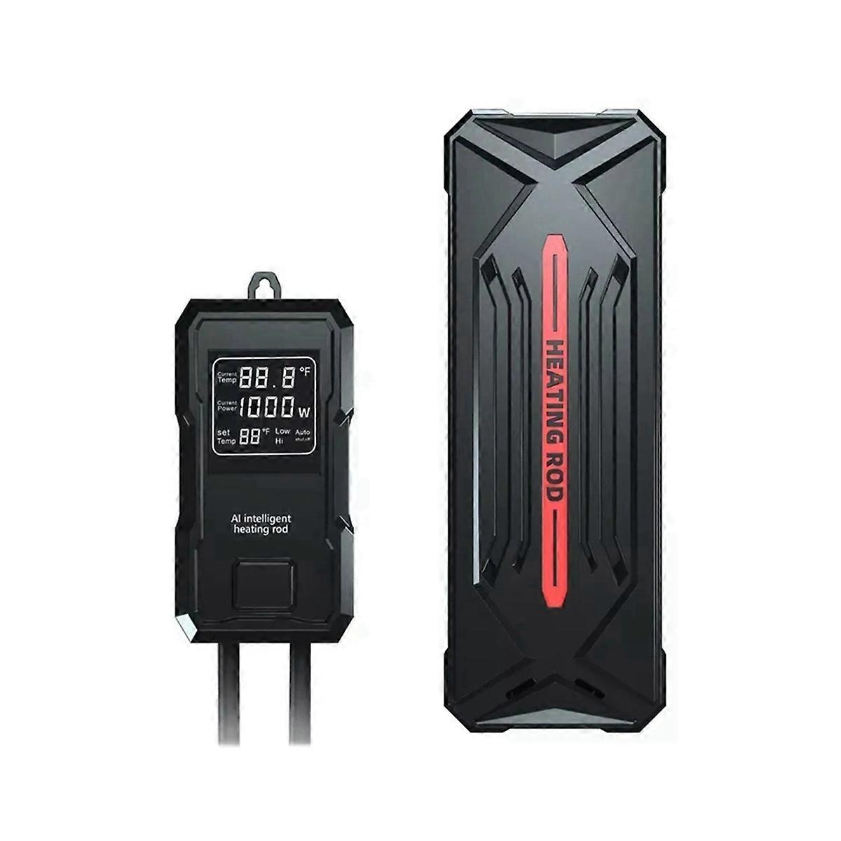 Aquarium Heater with Digital Display External Control US Plug