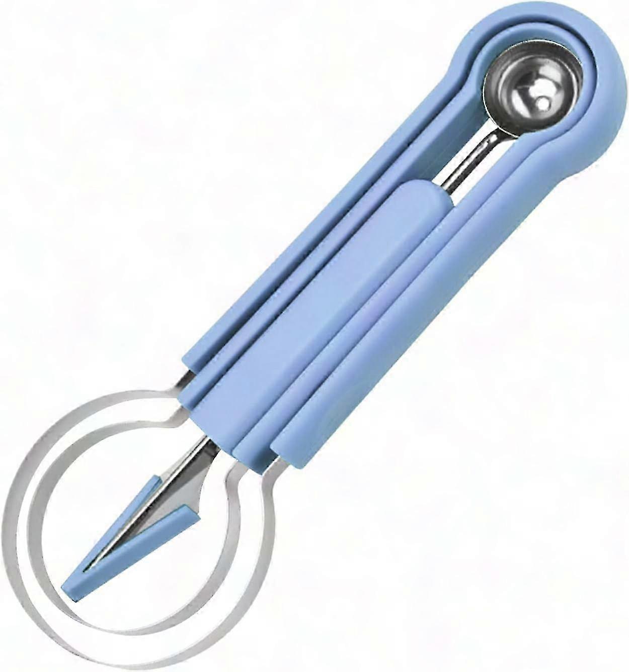 4 in 1 Fruit Tool Set for Carving, Scooping & Decorating - Perfect for Fruit Plates