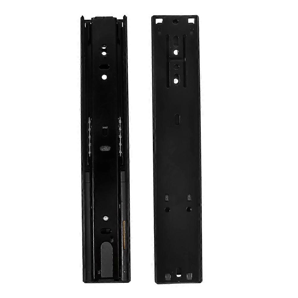 Household Sliding Rails Silent Drawer Glides Three-Fold Design Cupboard Drawer 1 Pair