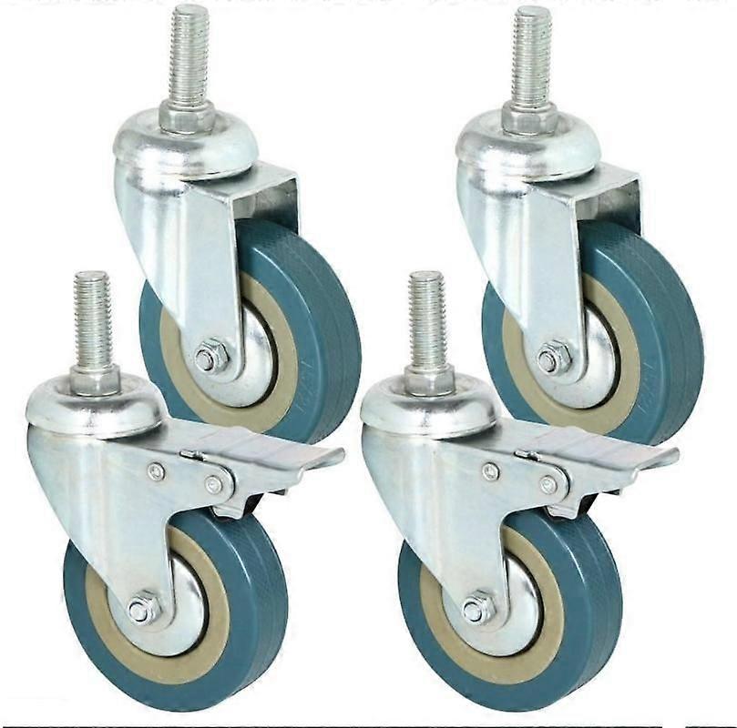 3" Caster Kit 4 Pack 100mm