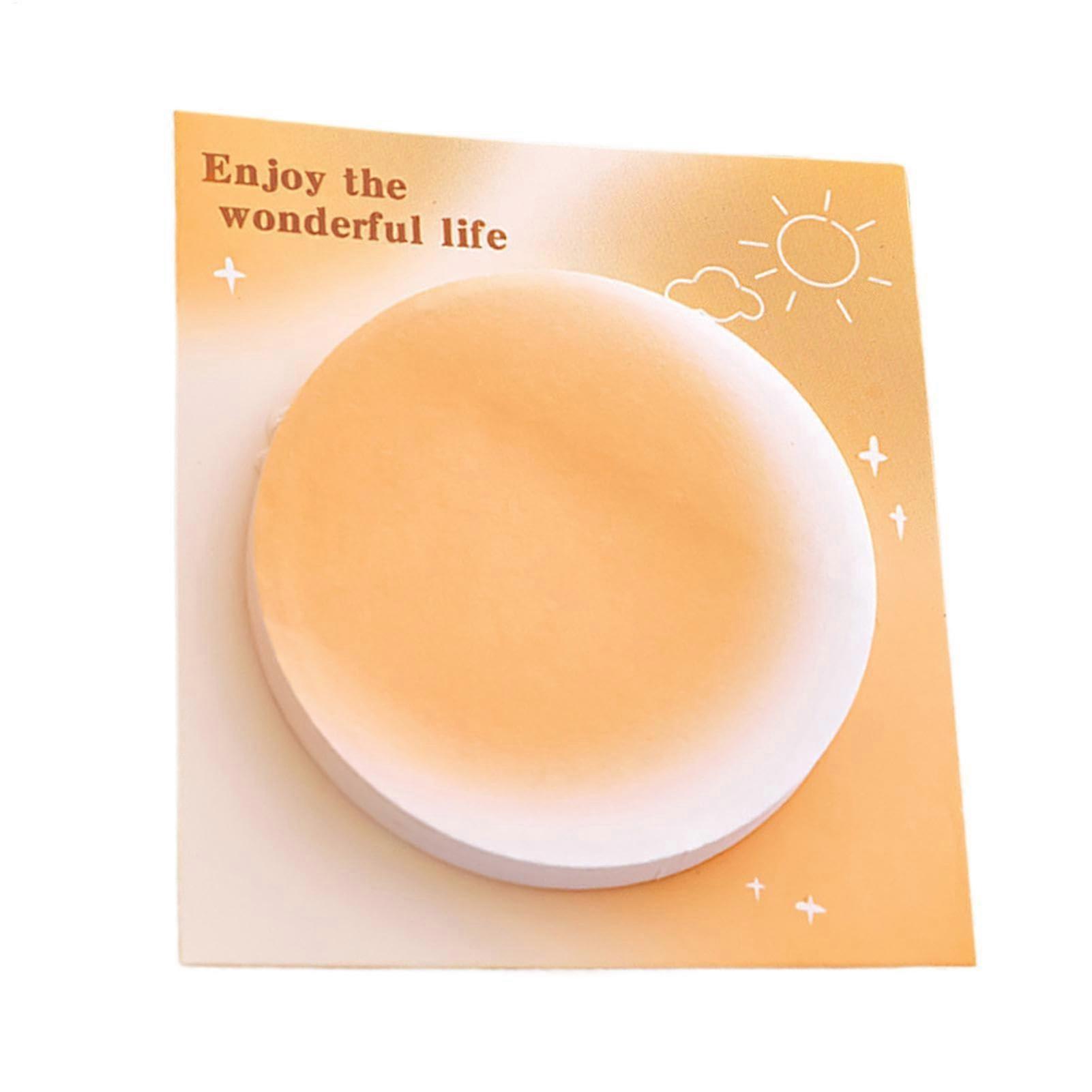 Sticky Pads, Self Adhesive Notepads, Sticky Notes for Planner with Gradient Divider, Self Adhesive Notepads, Specially Shaped Notepads