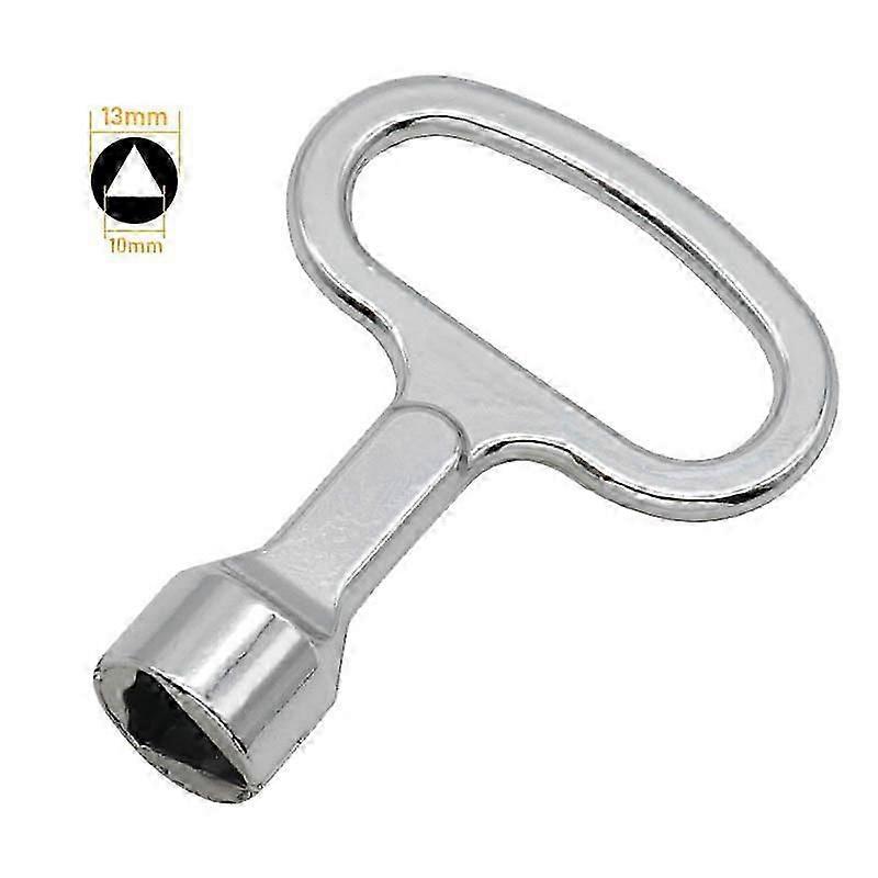Triangle Key Trash Can Triangle Key for Yellow Trash Can Metal Triangular Key for Sorting Bin Electric Meter Gas Elevators Box