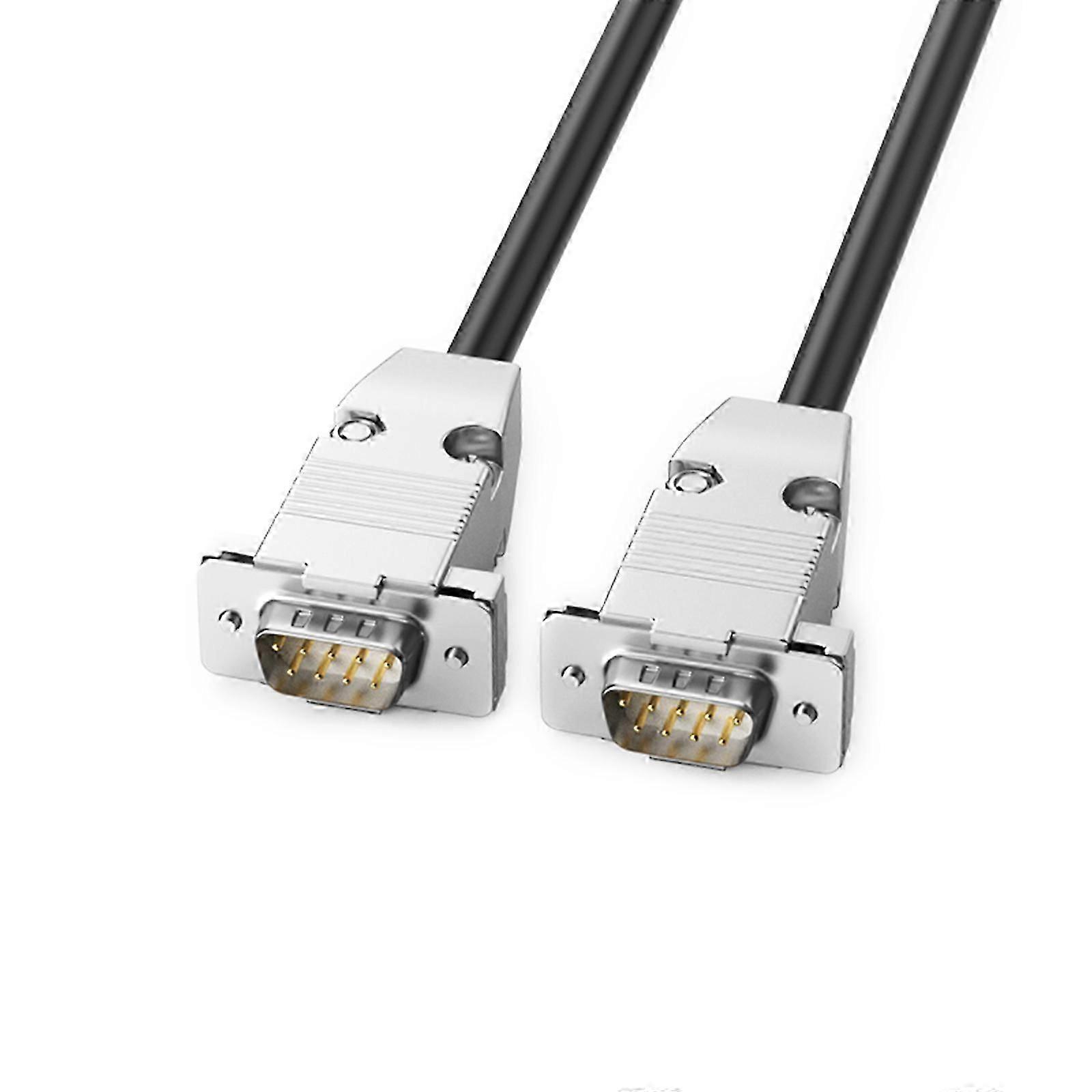 0.5-30m Db9 Rs232 Serial Cord 9pin Data Cable Wire Line With Gold Plated Connectors For Communication Equipment