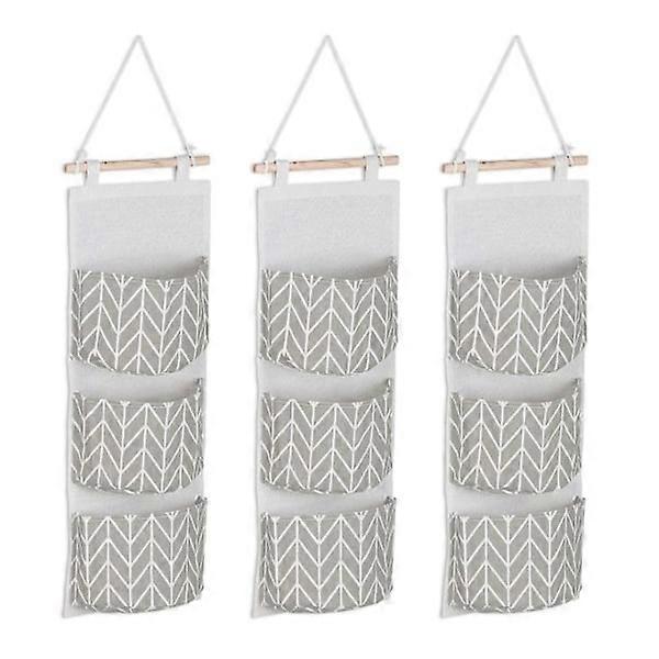 Hanging fabric organizer