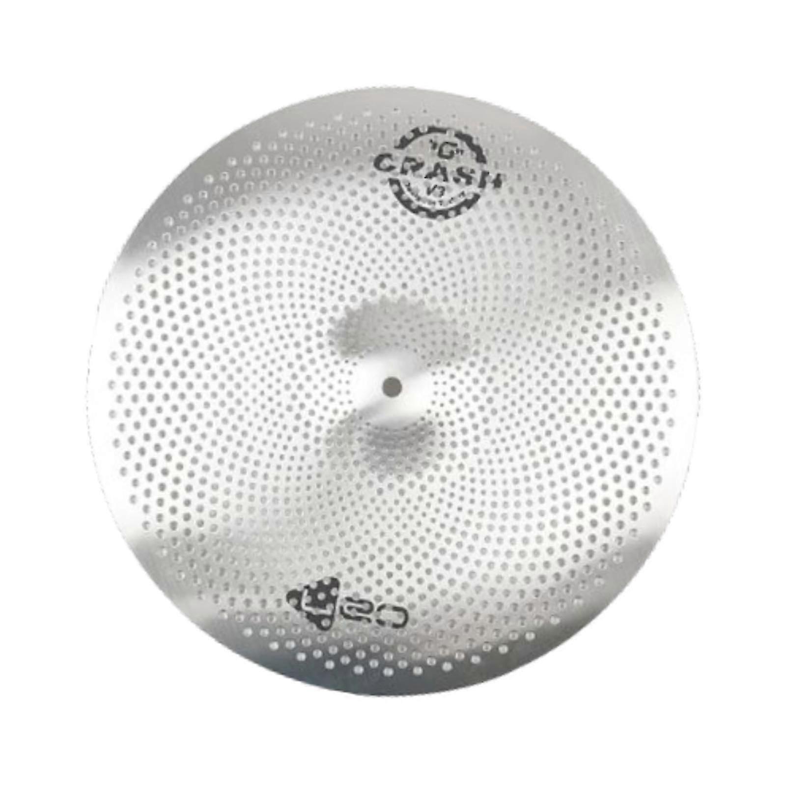 Low Volume Cymbal Lightweight Drum Set Accessories Mute Cymbal for Beginners
