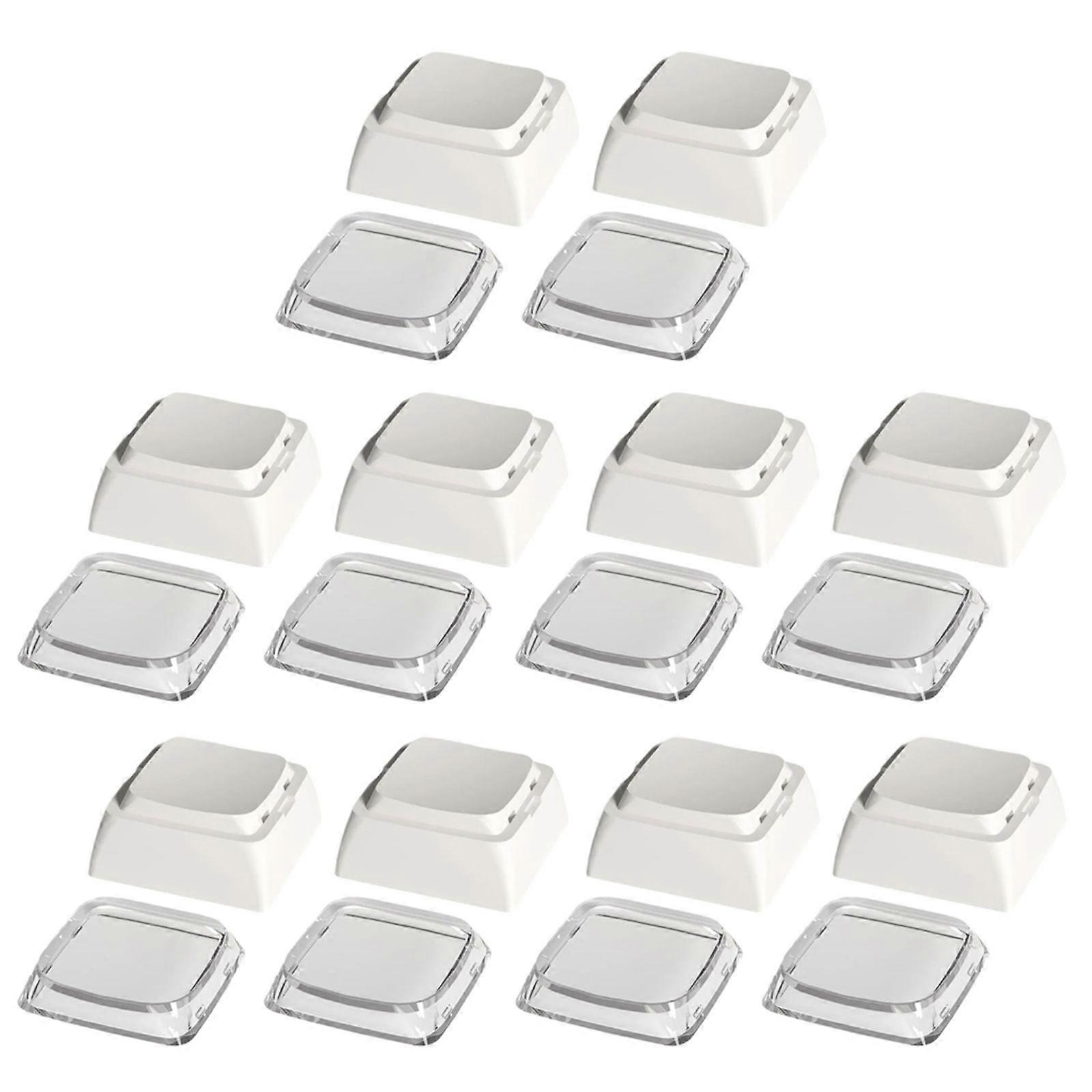 Customizeds PC Blank Keycaps XDA Profile 1U Height Not Print Key Cover Replacement for Mechanical Keyboards DIY  White