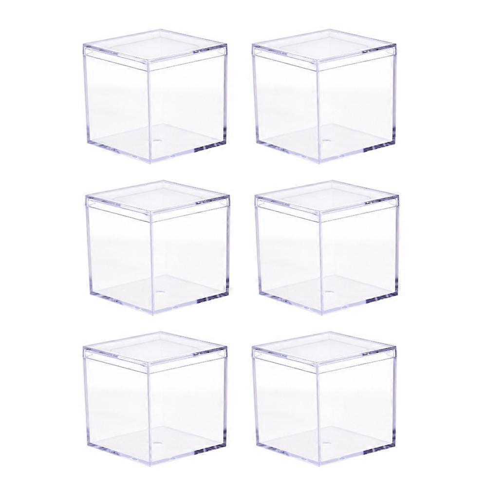 9Pcs Multi function Candy Boxes Transparent Acrylic Cases for Household Jewelry Storage