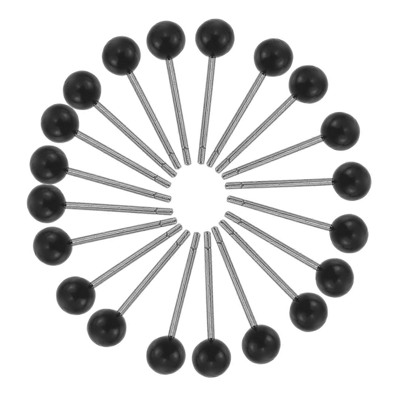 Plastic Doll Eyes for DIY Use Black Color Great for Crafts Projects 50 Pieces