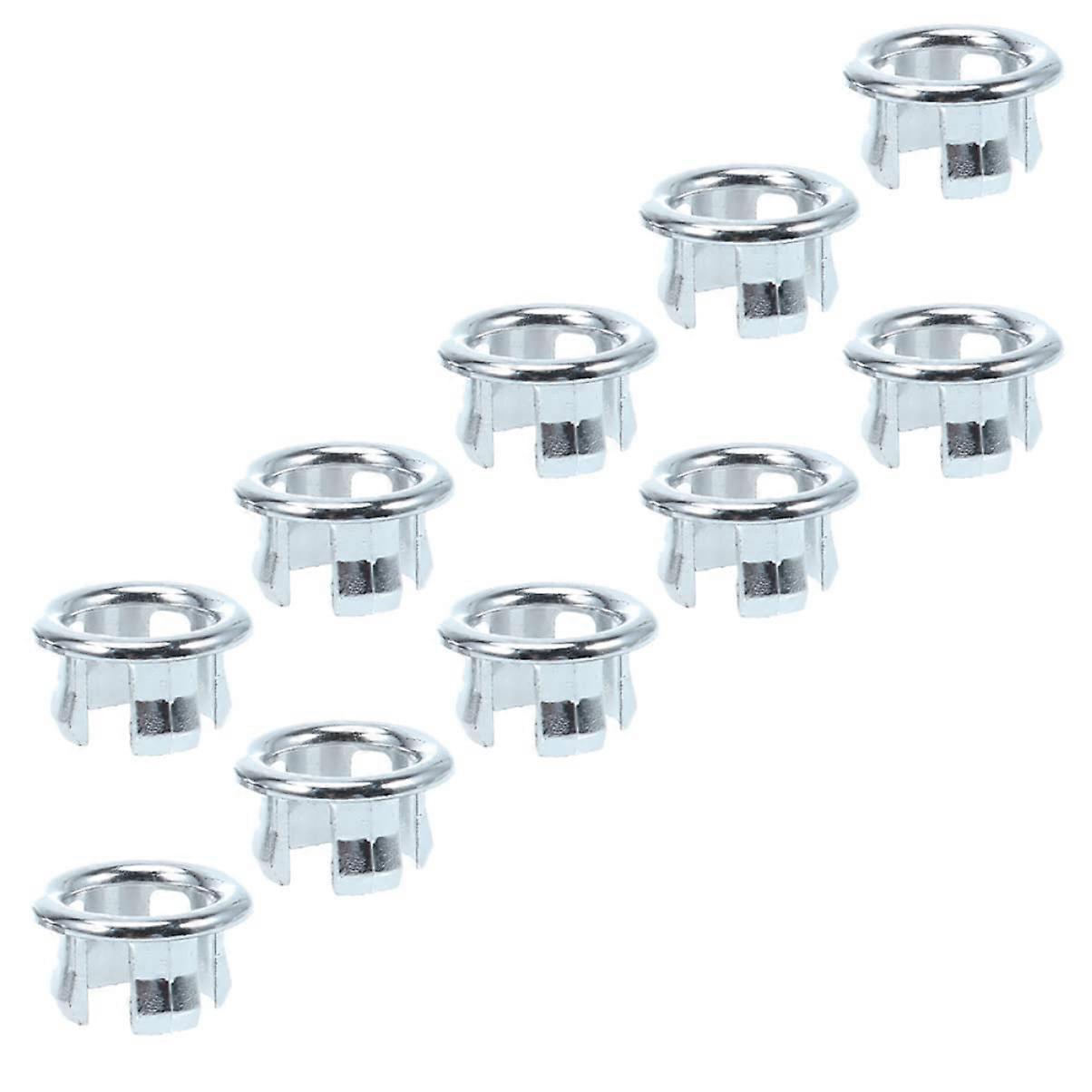 20 Pieces Overflow Rings for Sink Kitchen Sink Round Bathroom Splash Guard Drain Basin Overflow Cover Sink Hole Cap Overflow Hole Sink Accessories