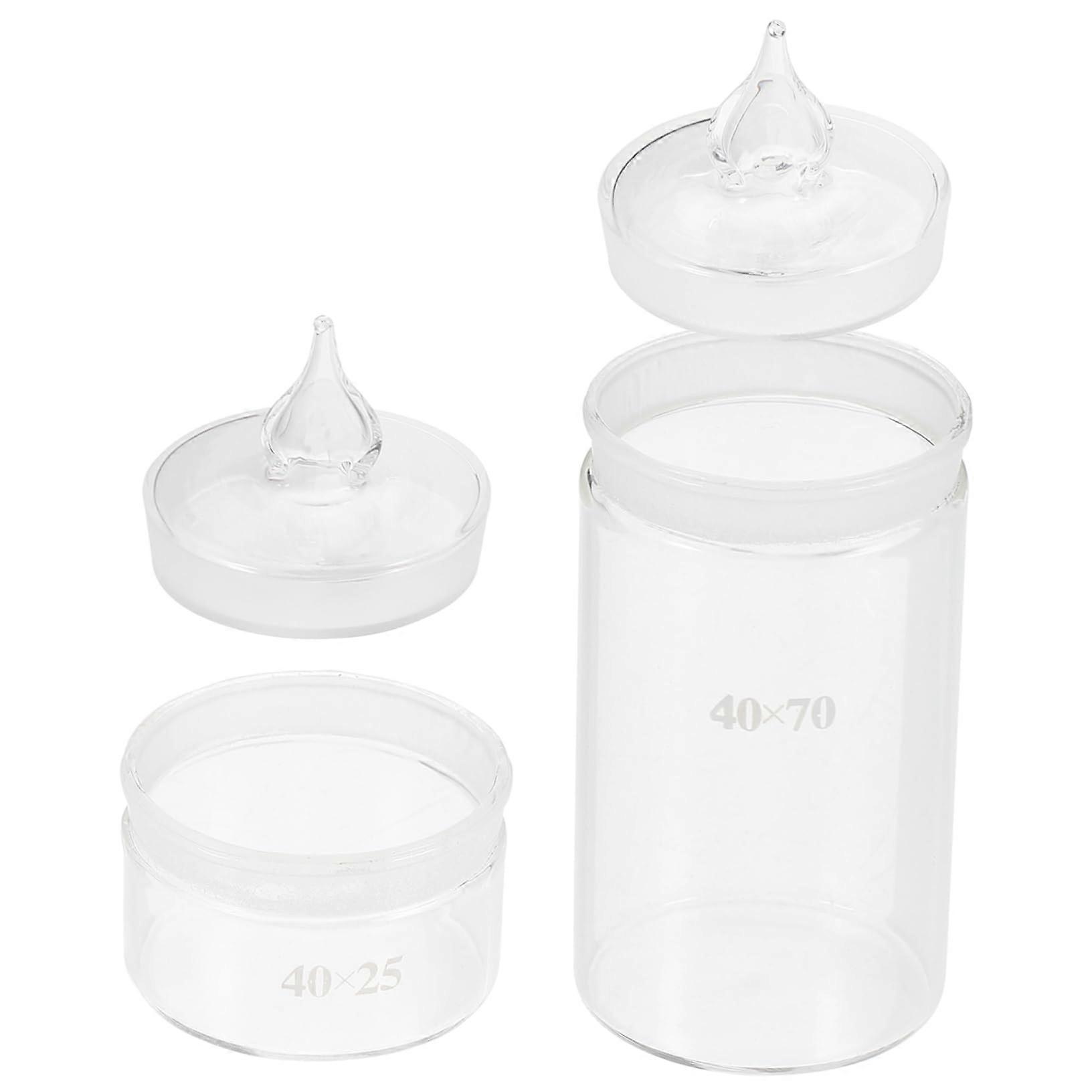 Large Scale Bottles Laboratory Scale Bottles with Lid for Precise Weighing Storage Pipette Bottle