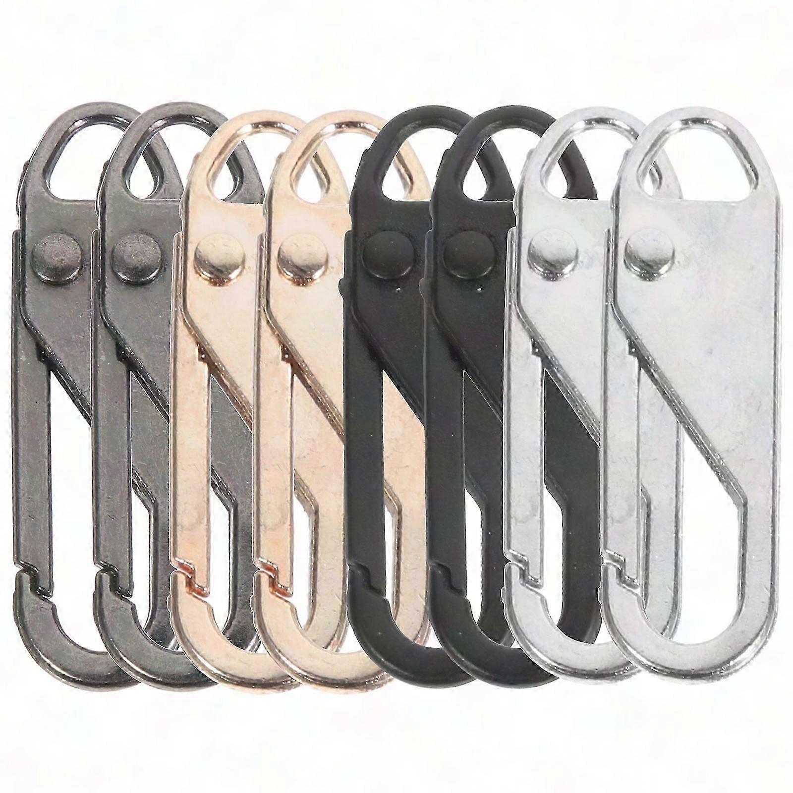 12 PCS Metal Zipper Pull Replacement for Luggage Detachable