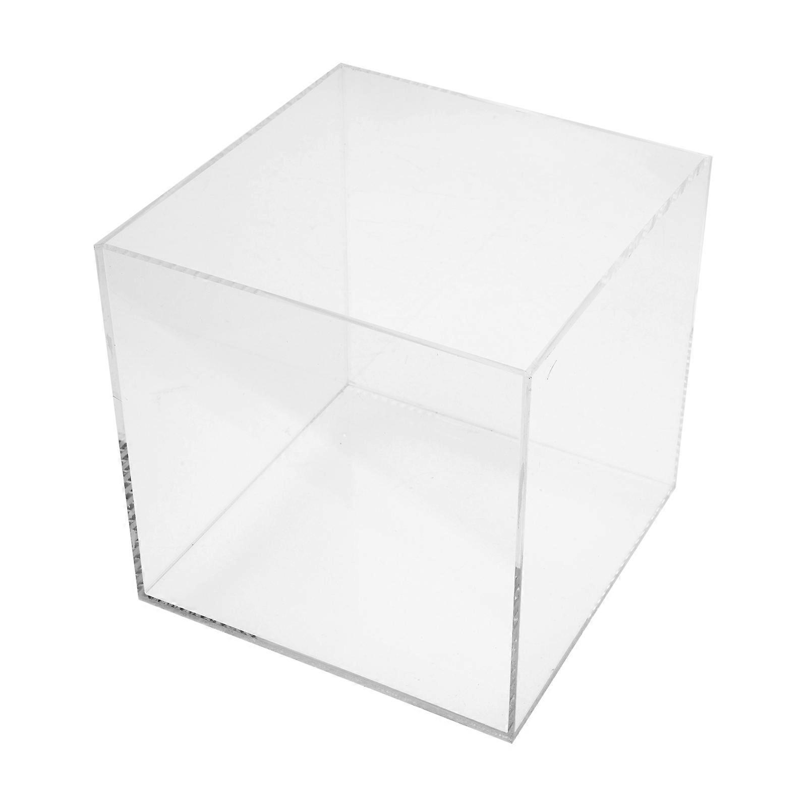 Coffee Box Acrylic Container With Lid Desk Organization Wear-Resistant 1Pack