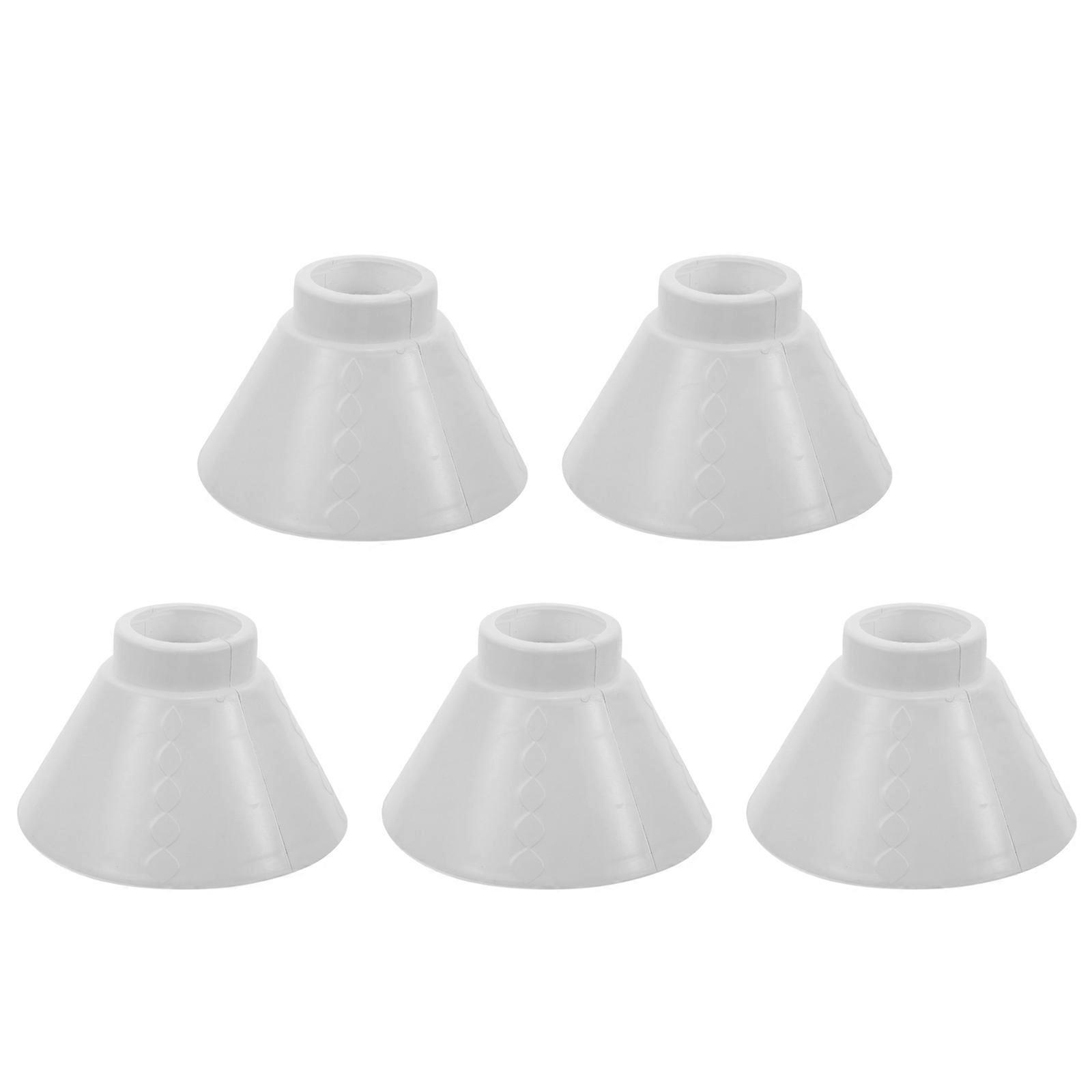 5pcs Plastic Light Bulb Shade Protective Lamp Cover for Garden