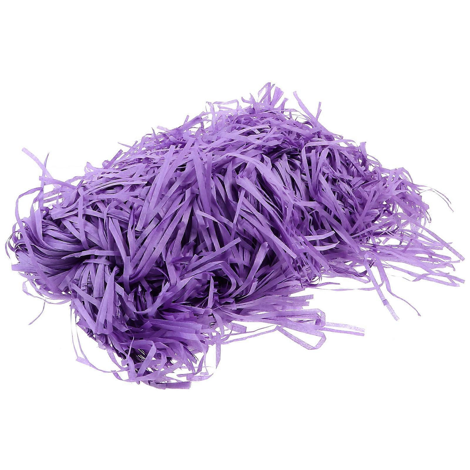 Decorative Shredded Fillers Purple 25x15cm Festivals 1Pack
