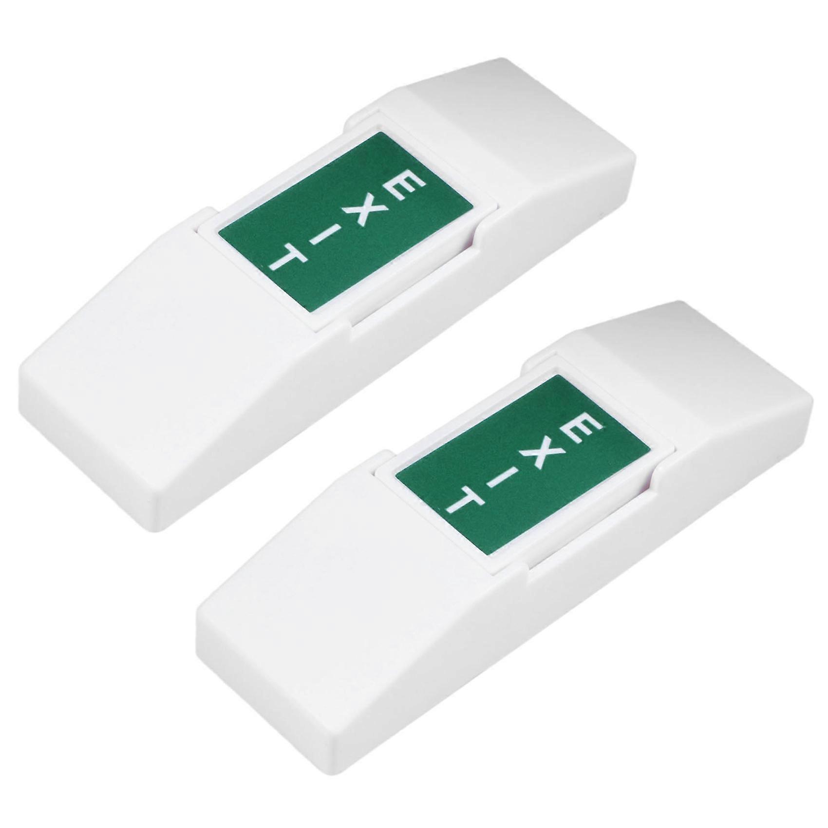 2X Electric Door Emergency Exit Closed Momentary Push Button Switch