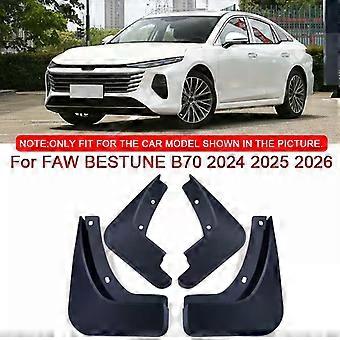 Voor FAW BESTUNE B70 2024 2025 2026 Autostyling ABS Auto Spatlappen Spatscherm Spatborden Spatlappen Spatborden Voor Achter Spatbord Accessoires